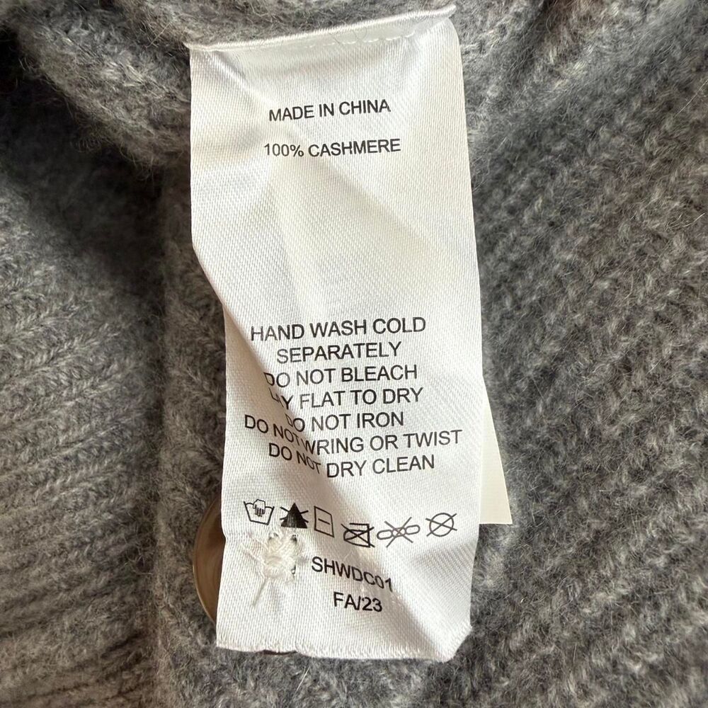 Quince Mongolian Cashmere Oversized Boyfriend Cardigan Sweater Size XS - Picture 3 of 7